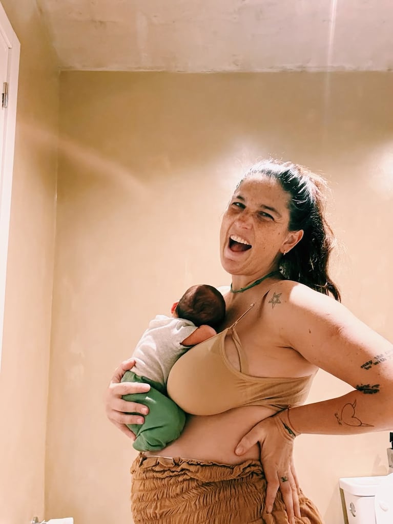 El conmovedor mensaje de Juana Repetto tras el nacimiento de Timoteo. Foto de Instagram @juanarepettook