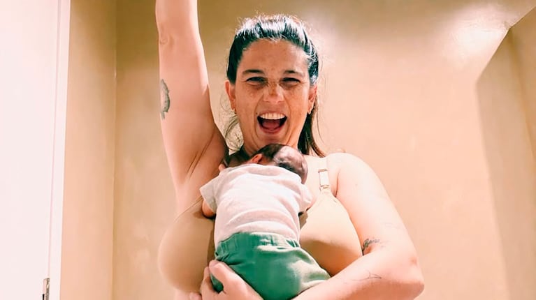 El conmovedor mensaje de Juana Repetto tras el nacimiento de Timoteo. Foto de Instagram @juanarepettook