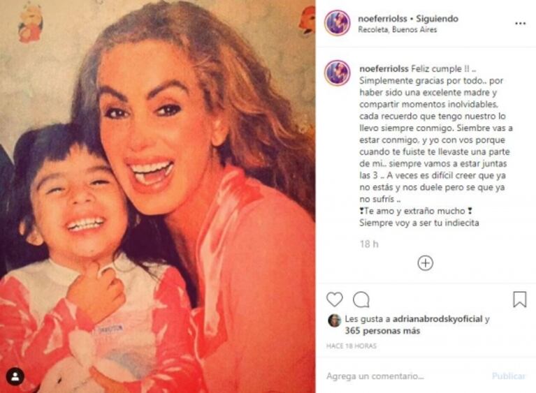 El conmovedor recuerdo de las hijas de Beatriz Salomón en el día en que la actriz cumpliría 66 años