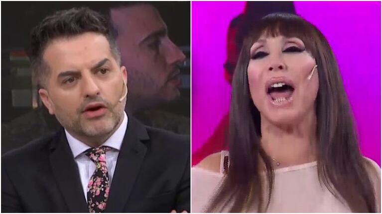 El contraataque de Moria Casán, al cruce de Ángel De Brito: Cambiá tu rictus de oler mier...