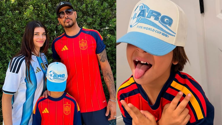 El contundente descargo de Eva De Dominici tras las críticas por la camiseta de España de su hijo (Foto de Instagram @dedominicieva)