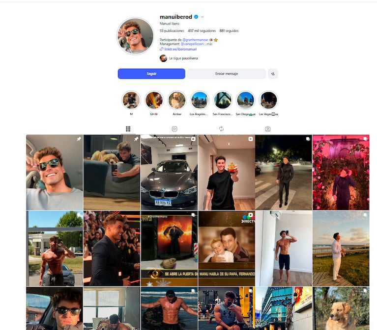 El contundente gesto de Lola Tomaszeuski y Manuel Ibero en Instagram