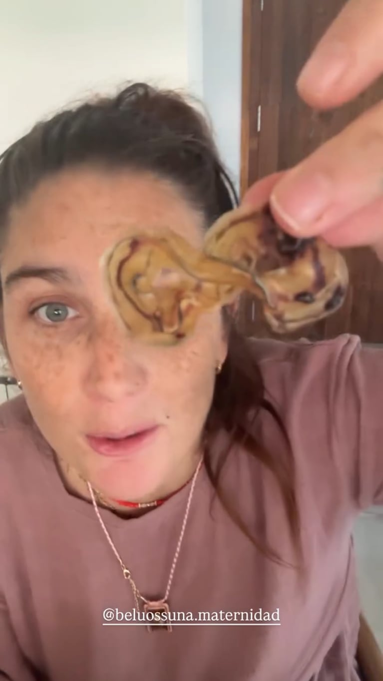 El cordón umbilical de Juana Repetto disecado (Instagram)