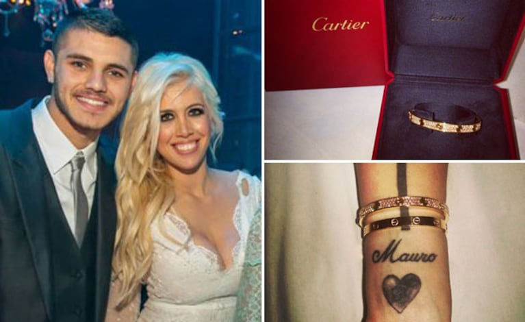 El costoso regalo de aniversario de Icardi para Wanda. (Foto: Twitter)