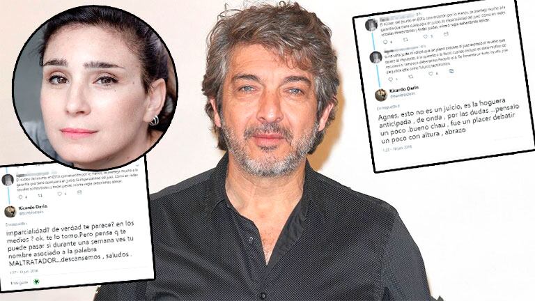 El cruce de opiniones de Darín con una usuaria sobre su conflicto con Bertuccelli