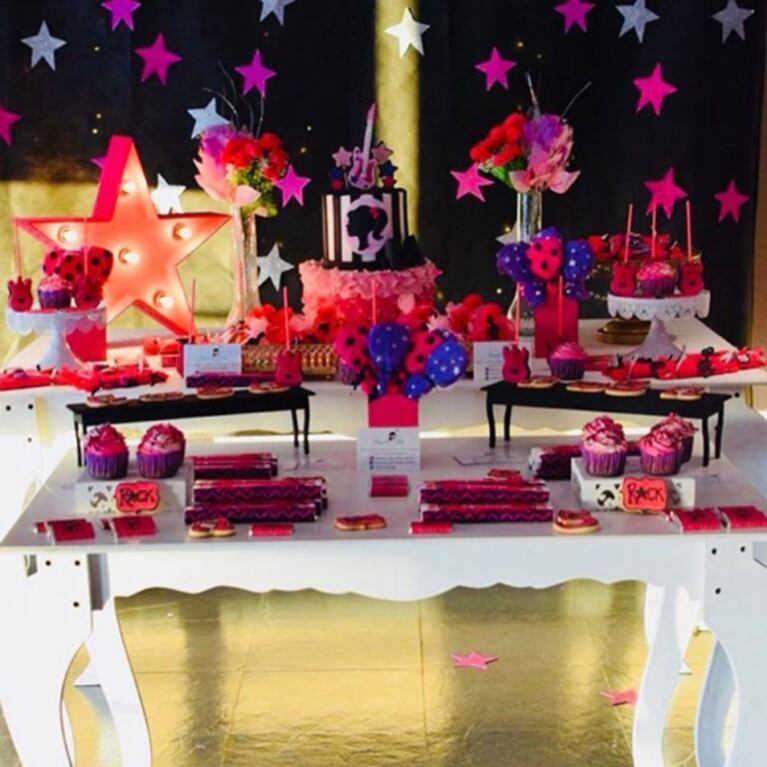 El cumple de la hija de Sabrina Rojas y Luciano Castro: ambientación de Barbie y baile alocado de las mamis del jardín