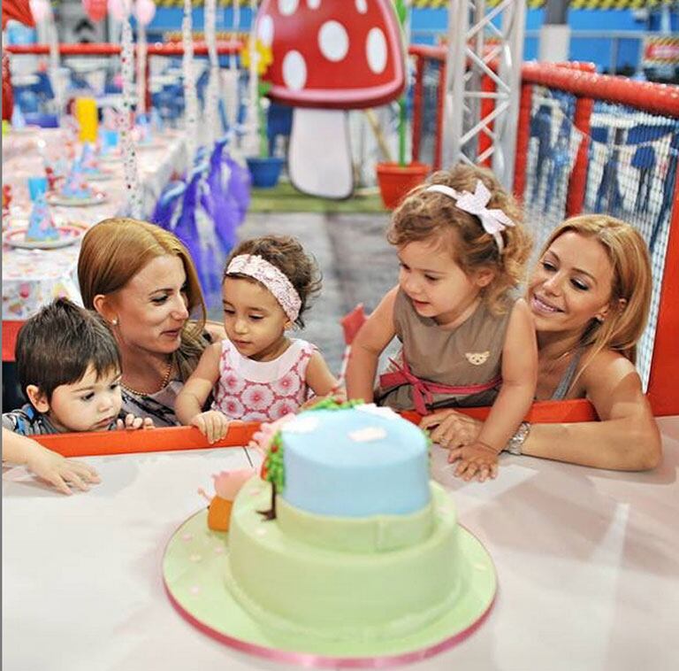 El cumple de Mía, la hija de Ángel di María. (Foto: Instagram)