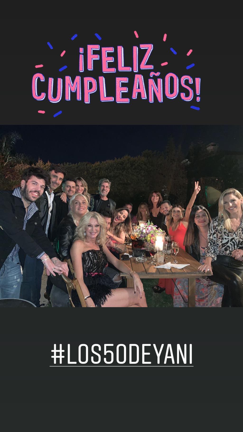 El cumpleaños 50 de Yanina Latorre