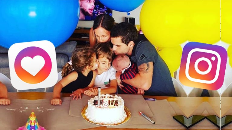 El cumpleaños boquense del hijo de Fernando Gago y Gisela Dulko: Cinco añitos