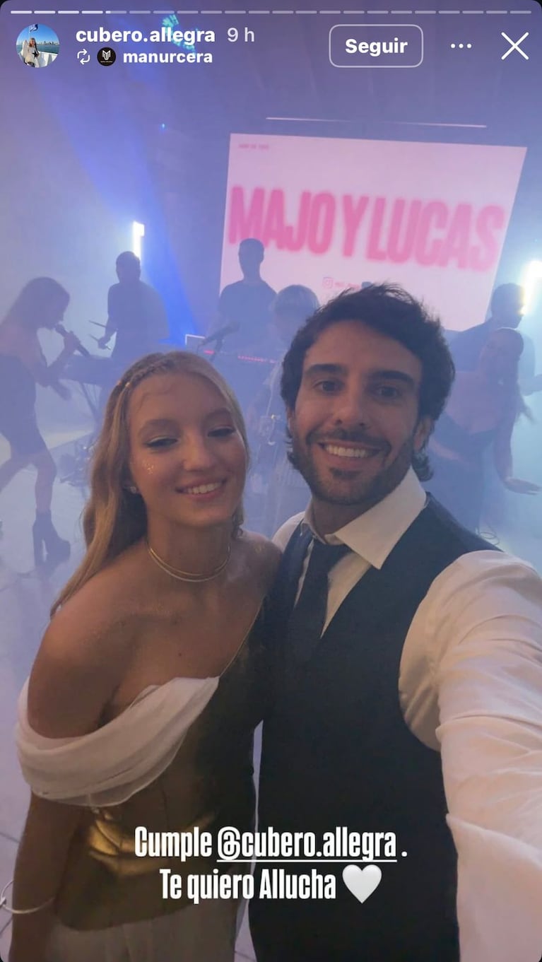 El cumpleaños de 15 que le organizó Nicole Neumann a Allegra Cubero (Foto: Instagram/@cubero.allegra).