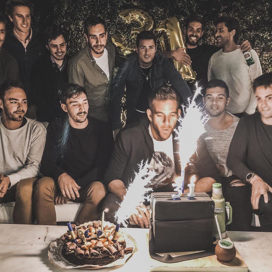 El cumpleaños de Juan Martín del Potro