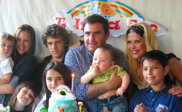 El cumpleaños de Thiago Rodríguez, el hijo de Nazarena Vélez. (Foto: álbum Nazarena Vélez)
