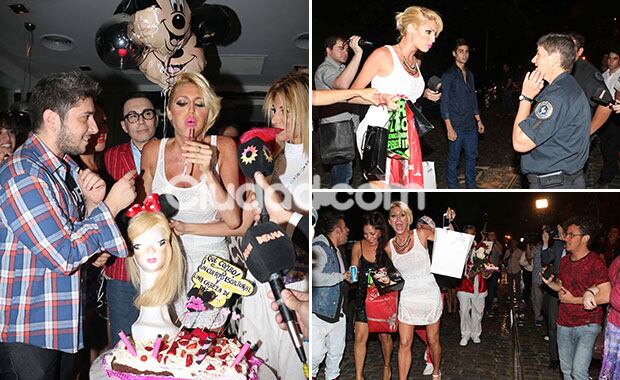 El cumpleaños de Vicky Xipolitakis. (Foto: Movilpress)