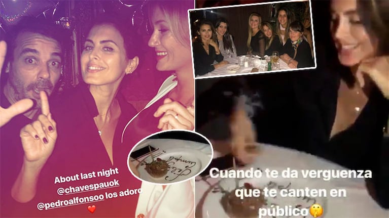 El cumpleaños íntimo de Silvina Luna ¡y el encuentro casual con Paula Chaves y Pedro Alfonso en pleno festejo!