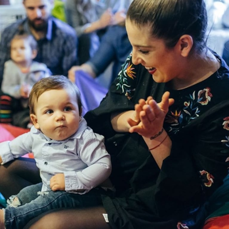 El cumpleaños rockero de 1 año de Toribio, el hijo de Juana Repetto: "Muy emocionante compartirlo con todos ellos"