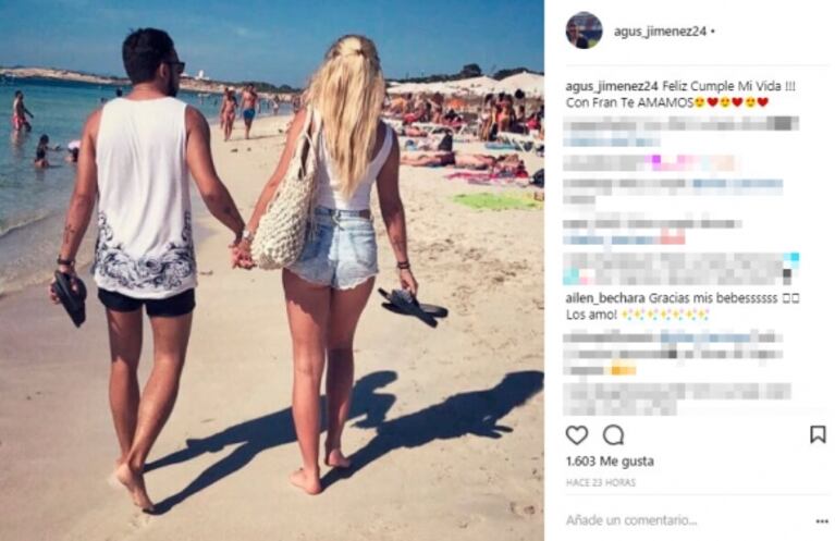 El cumpleaños súper especial de Ailén Bechara, embarazada de seis meses: el regalo y el mensaje de su novio