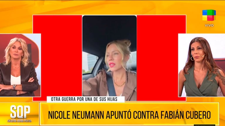 El dato de Ximena Capristo sobre la internación de Allegra Cubero que podría enfurecer a Nicole Neumann (Captura de SPQ, América TV)