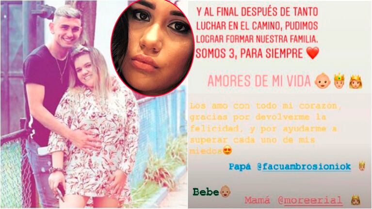El desahogo de Morena Rial tras el duro posteo de su hermana (Fotos: Capturas de Instagram Stories e Instagram)