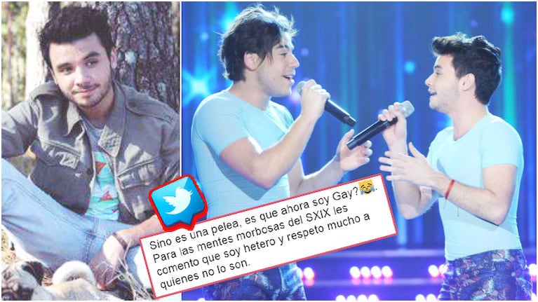 El descargo de Agustín Casanova en Twitter tras su performance con Fernando Dente en ShowMatch (Fotos: Web y Prensa Ideas del Sur)