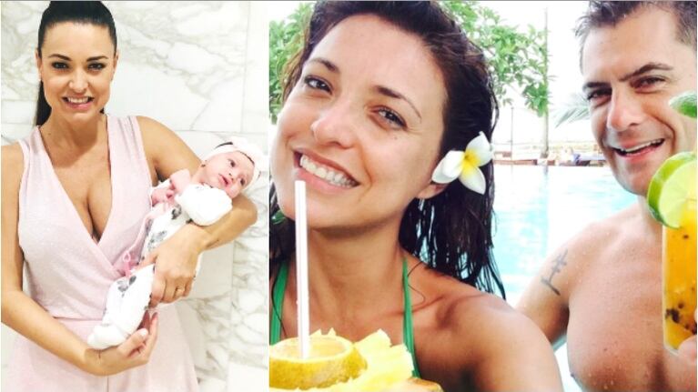El descargo de Andrea Estévez, tras separarse del padre de su hija, a 3 meses de ser mamá (Fotos: Instagram y Web)