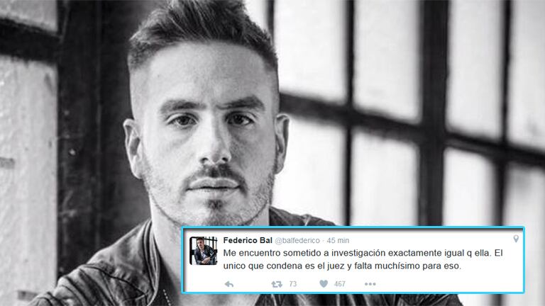 El descargo de Fede Bal tras su imputación en la Justicia.