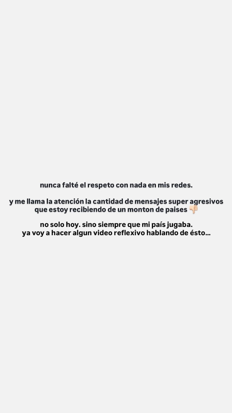 El descargo de Laura Esquivel tra las críticas. Captura Instagram laura_esquivel