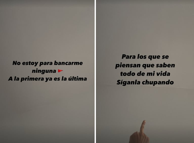 El descargo de Melody Luz en sus redes sociales (Foto: Instagram @melodyluz)