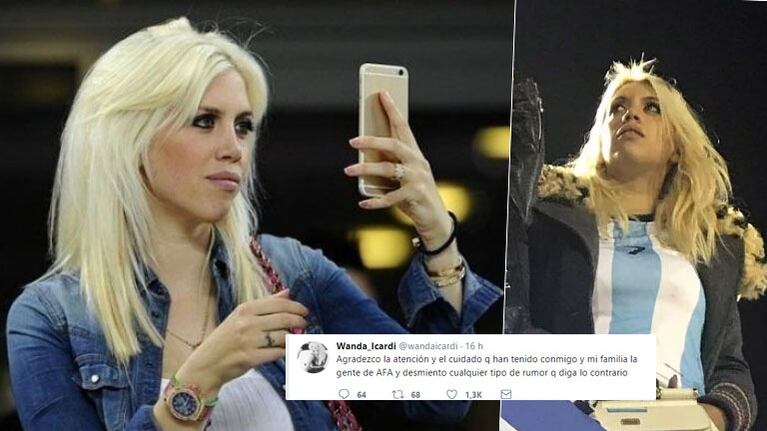 El descargo de Wanda Nara tras la versión de enojo y exigencias durante el partido de Argentina y Uruguay