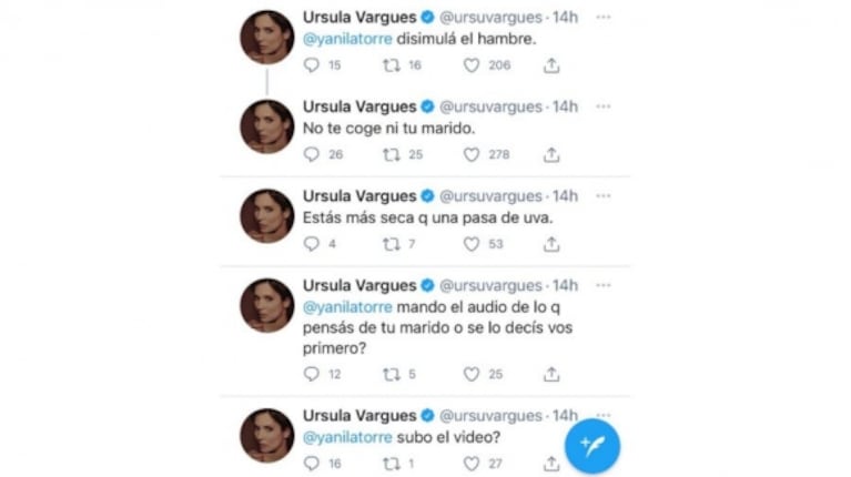 El descargo de Yanina Latorre luego de que Ursula Vargues la amenazara con mostrar un audio de ella hablando de Diego