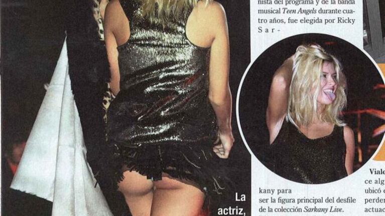 El descuido de Eugenia Suárez en el desfile de Ricky Sarkany