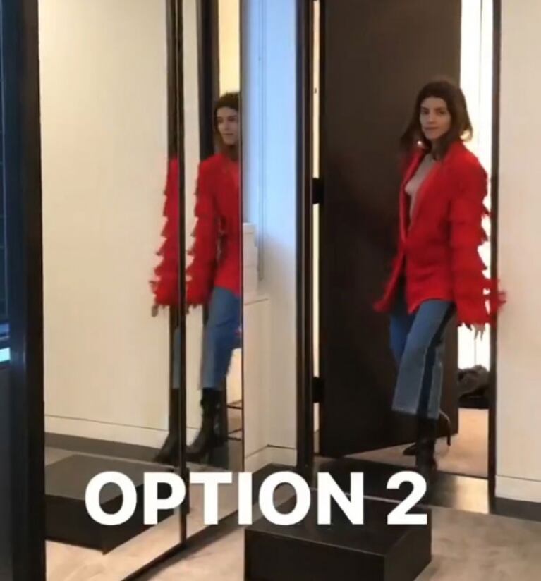 El descuido sexy de Calu Rivero: se probó diferentes looks... ¡y mostró de más!