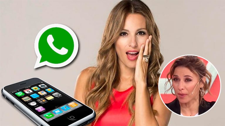 El desesperado aviso de Pampita: A mis contactos les digo que tengo WhatsApp hackeado