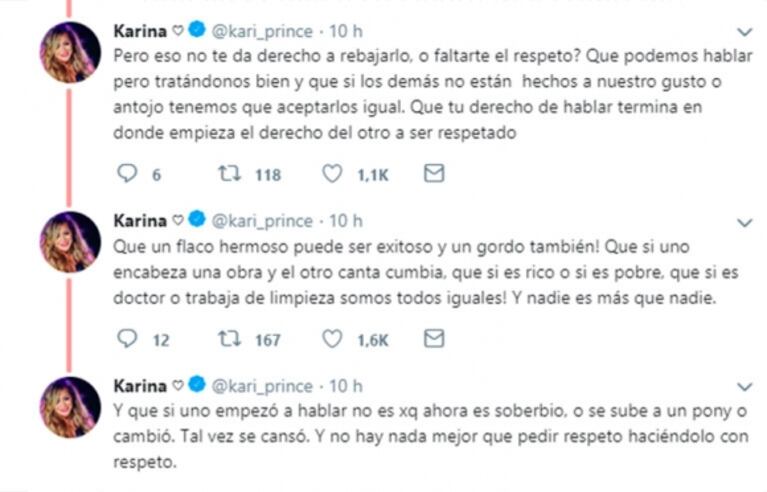 El desgarrador relato de Karina La Princesita sobre el bullying que sufrió: "Quise morirme de tristeza"