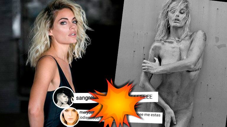 El desnudo artístico de Emilia Attias… ¡y los halagos de la China Suárez y Mery del Cerro!