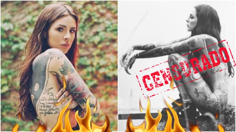 El desnudo total de Candelaria Tinelli en Instagram (Fotos: Instagram)