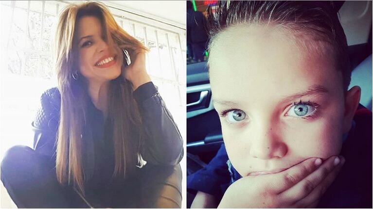 El desopilante chat de Nazarena Vélez con otra mamá hablando del tierno gesto de Thiago (Fotos: Instagram)
