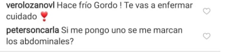 El desopilante comentario de Carla Peterson a la foto de Luciano Castro sexy en boxer