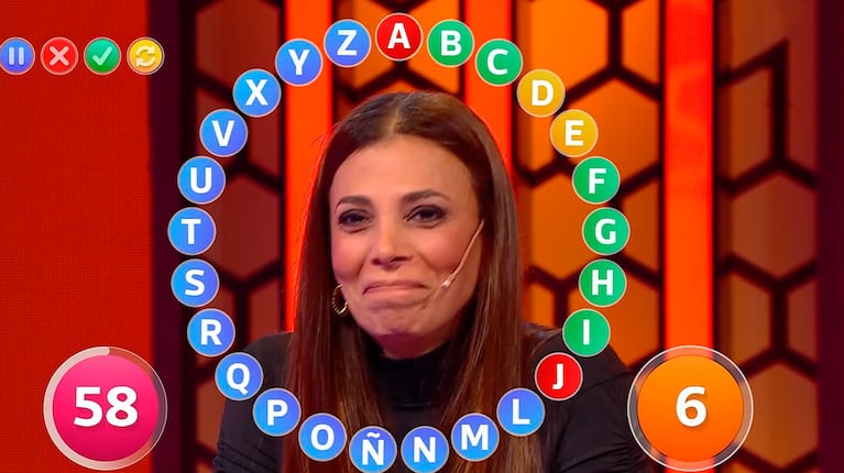 El desopilante error de Ximena Capristo en Pasapalabra que se volvió viral (Captura de Telefe)