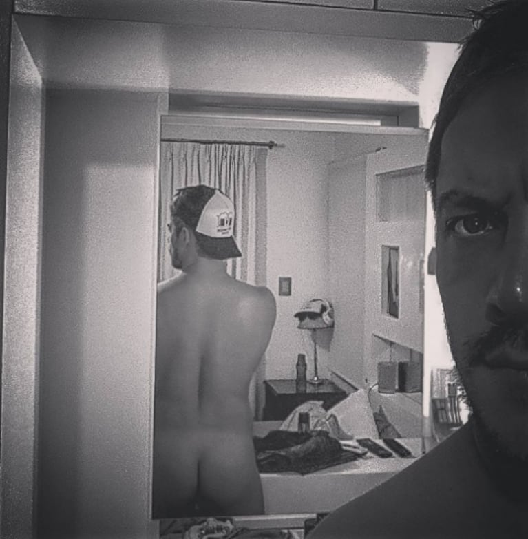 El destape hot de Francisco Delgado en Instagram: "Desnudo cuidado"