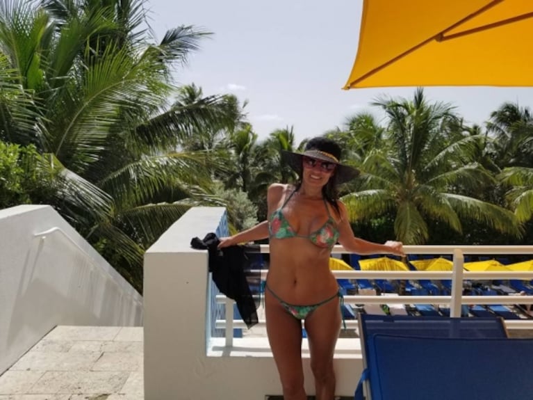 El destape hot de Nancy Duré, en bikini de vacaciones en Miami: "En mi gozadera"