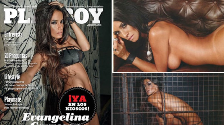 El destape rockero de Evangelina Carozzo. (Foto: revista Playboy)