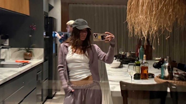 El detalle de la story de Gime Accardi con Seven Kayne (Foto. Instagram @gimeaccardi)