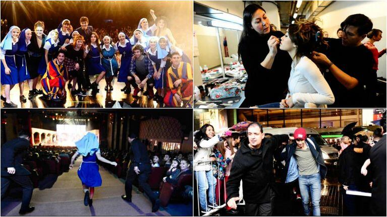 El detrás de escena de Esperanza Mía en el teatro: mirá las fotos del back de Lali Esposito y Mariano Martínez. Foto: Clarín Espectáculos