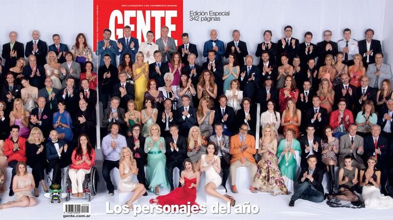 El detrás de la tapa de los Personajes del Año de revista Gente.