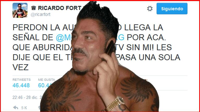 El detrás del misterioso mensaje que apareció en el Twitter del fallecido Ricardo Fort.