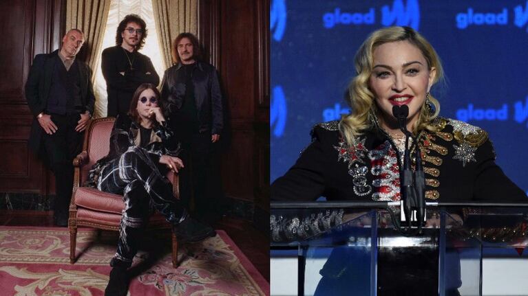 El día que Tony Iommi, de Black Sabbath echó a Madonna de su sala de ensayo. Foto: AP