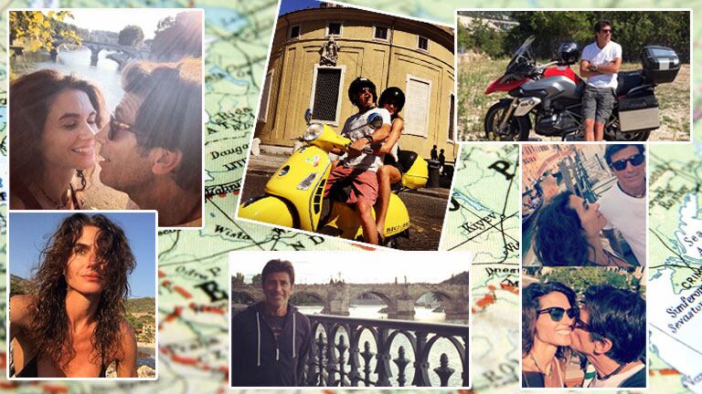 El diario de viaje de Nico Repetto y Flor Raggi en Europa (Fotos: Instagram). 