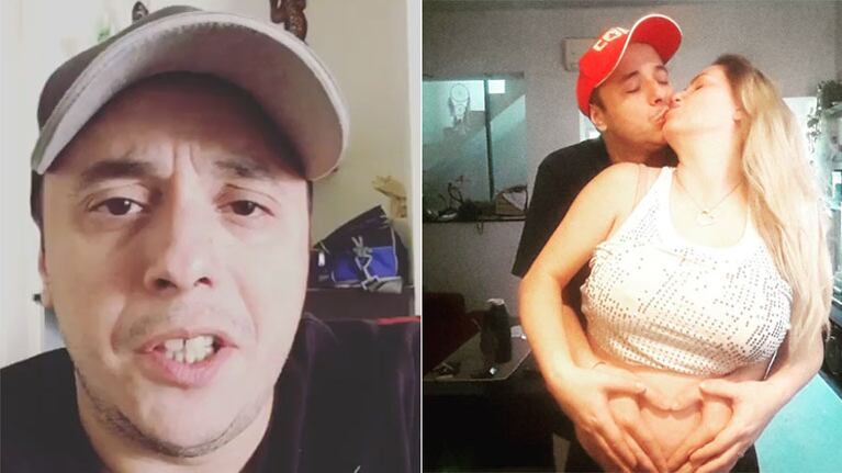 El Dipy pide canje en las redes sociales para el bebé que viene en camino (Foto: web y Twitter)