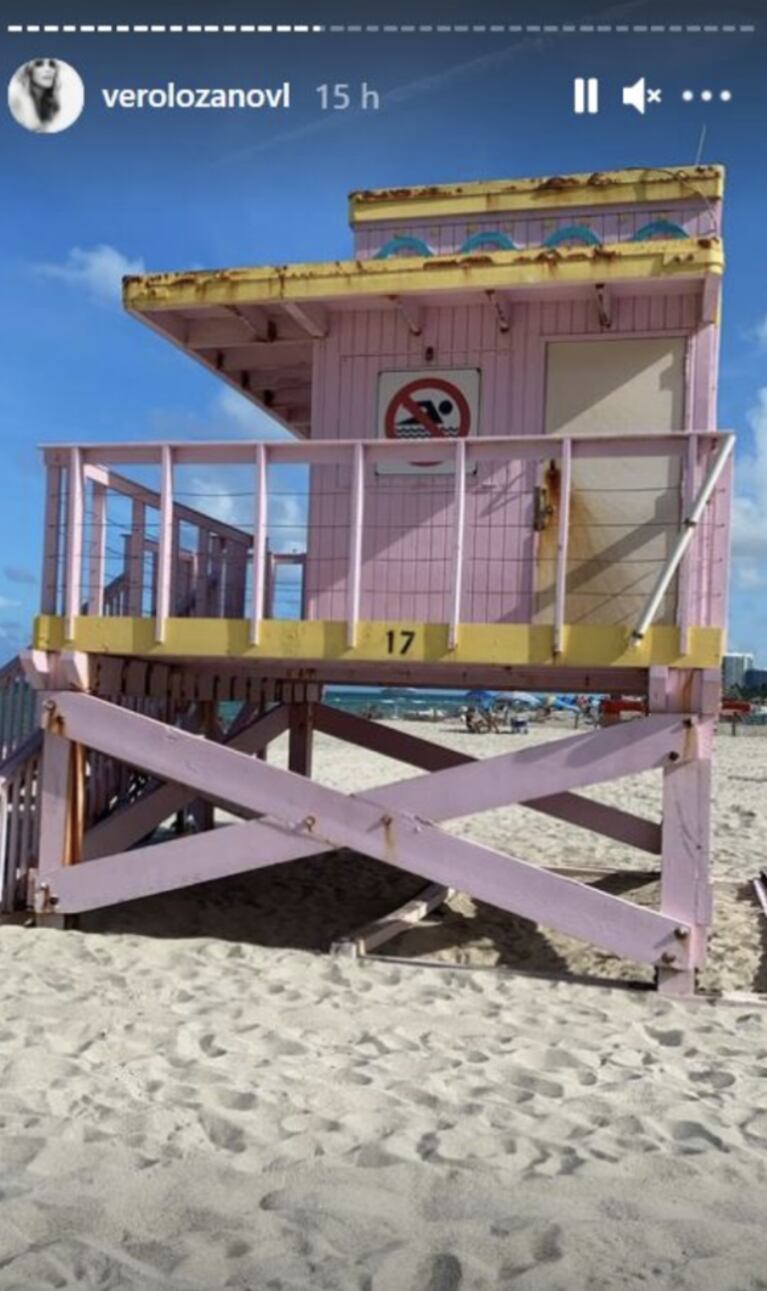 El divertido álbum de fotos de las vacaciones de Verónica Lozano con su hija Antonia en Miami