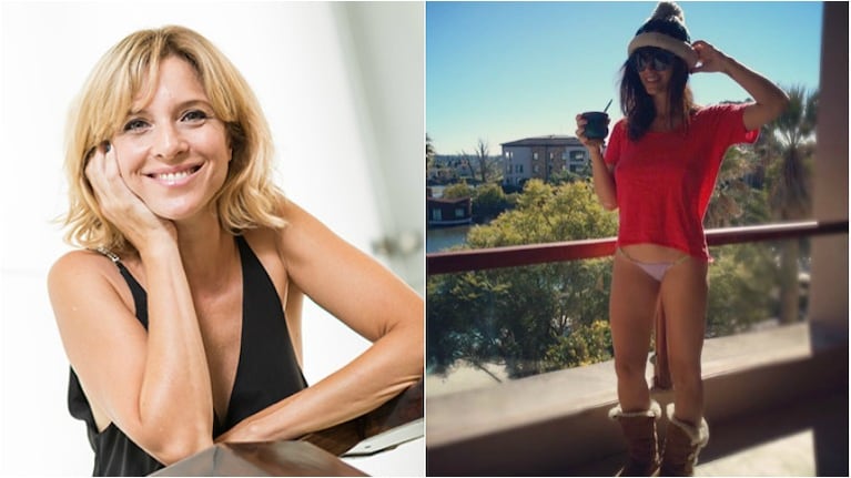 El divertido comentario de Carla Peterson a la foto hot de Griselda Sicialini, en tanga y con gorro de lana: "Esa colita". Foto: Instagram